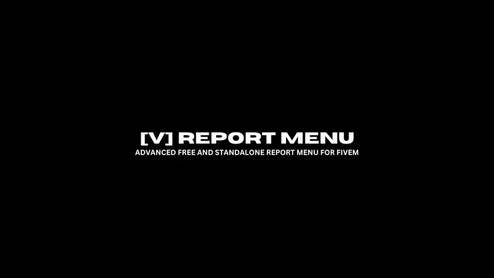 Preview of [FREE] [STANDALONE] Report System | Advanced NUI Based Report System/Menu