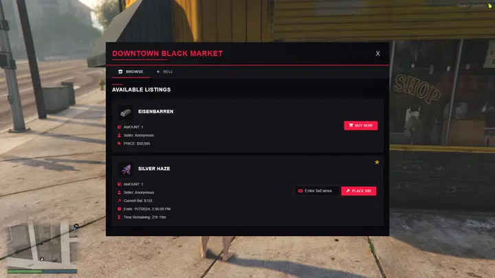 Preview of FourTwenty Black Market 🏴‍☠️ | Dynamic Trading & Auctions for FiveM
