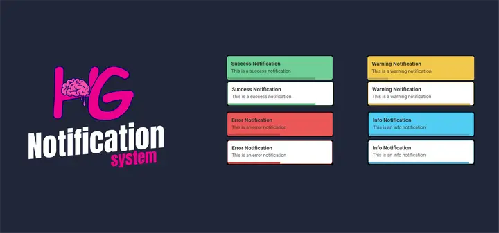 Preview of [FREE] hg-notify - Highly Customizable FiveM Notification System
