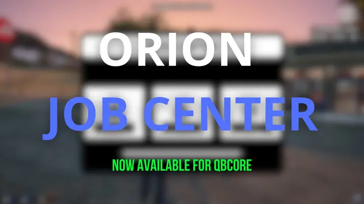Preview of [FREE] [QBCORE] Orion JobCenter
