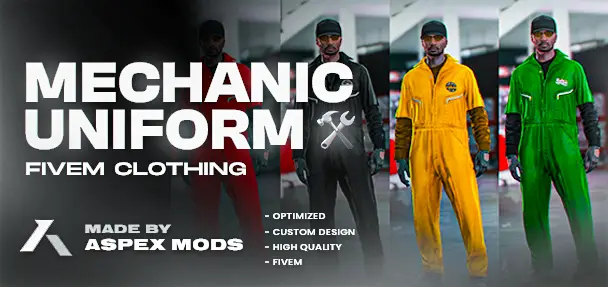 Preview of 🛠️ Los Santos Mechanic Uniforms | Custom [FREE]