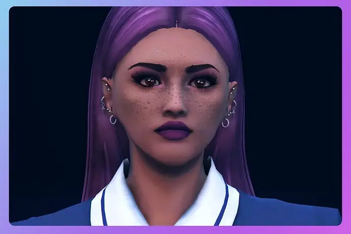 Preview of [Release] Earrings with cross for MP Female