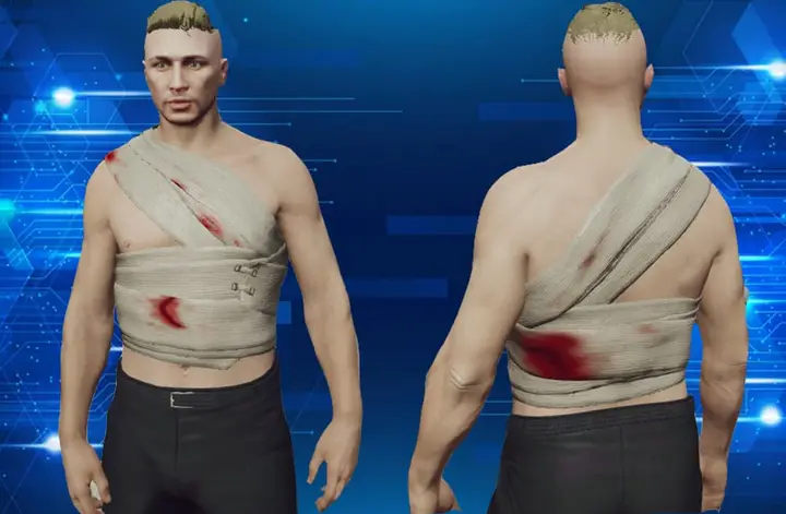 Preview of [FREE] [EUP] Bloody Bandage MP Male
