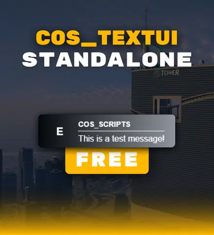 Preview of [FREE] COS_TextUI | STANDALONE