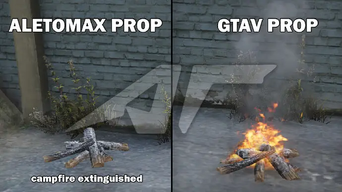 Preview of [RELEASE] [FREE] Prop campfire extinguished for ymap or script
