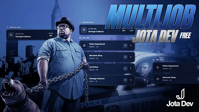 Preview of FREE Multi Job System | Manage Multiple Jobs on Your FiveM Server