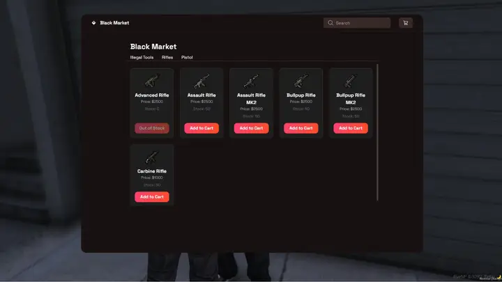Preview of [Free] [ESX/QBCore/Qbox] Black Market