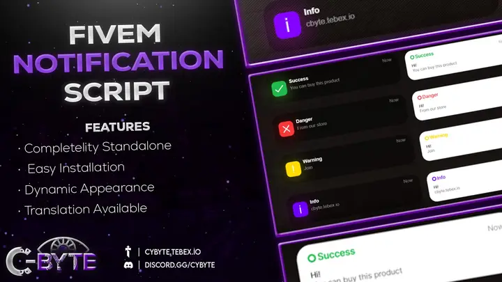 Preview of [FREE] Modern Notify System