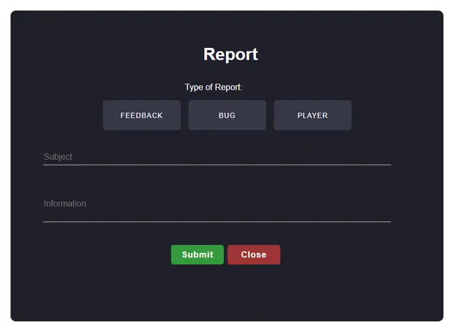 Preview of [FREE & OPEN SOURCE ] Fivem Report System | flow-report