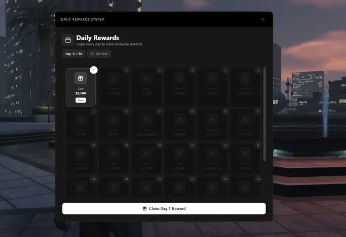 Preview of [ESX/QB] Daily Reward