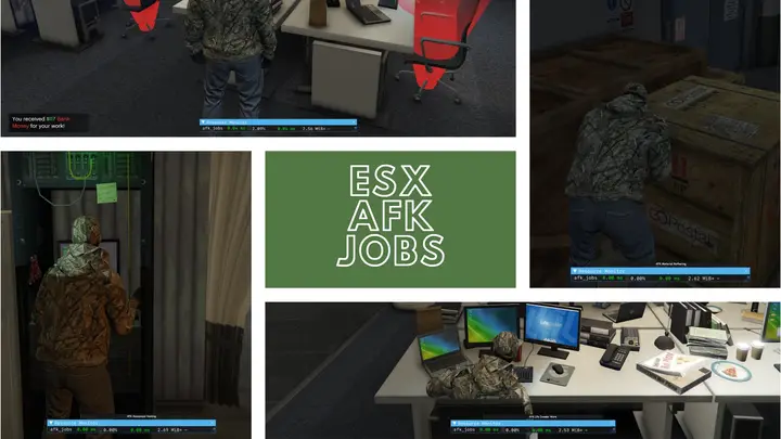 Preview of [RELEASE][FREE][ESX] AFK Jobs