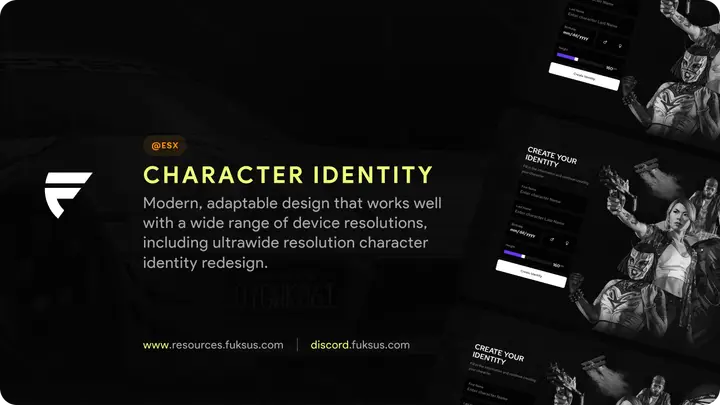 Preview of Fuksus-Identity - Modern Character Identity