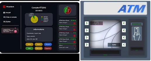 Preview of [Free] Bank & Atm UI (not script)