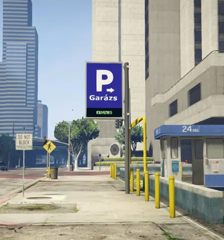 Preview of [MODIFIED] Magyar parkoló tábla - Hungarian parkingsign