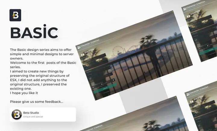 Preview of ESX Multicharacter +İdentity +Loading Screen Redesign