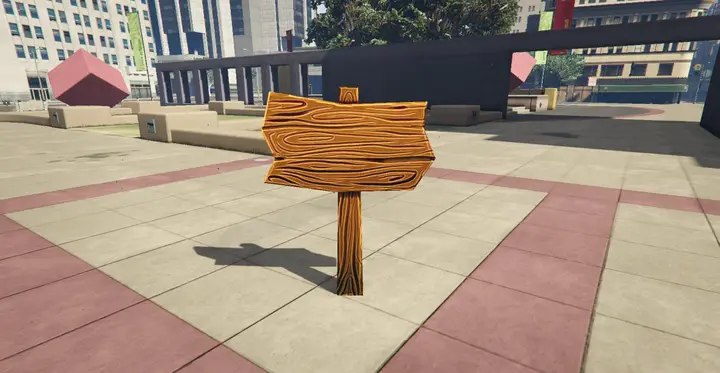 Preview of [FREE] Wooden Sign Prop