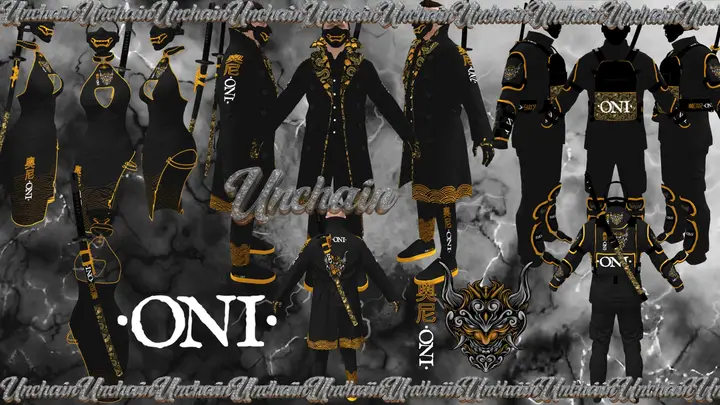 Preview of [FREE] UCC Oni Gang Clothing PACK | M & F
