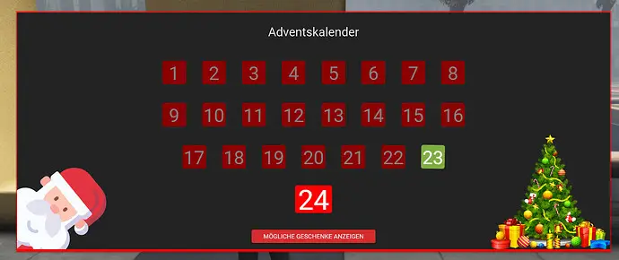 Preview of [ESX] [FREE] Adventcalendar