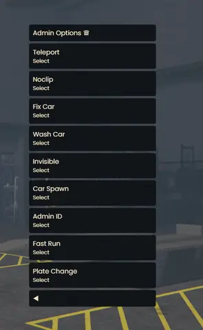 Preview of [ESX] Admin Menu