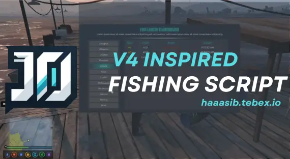 Preview of [Free] [QBCore] V4 Inspired Fishing System , Leaderboard & Delivery System