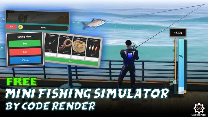 Preview of CR - Mini Fishing Simulator script (ESX/QBCore/Qbox)