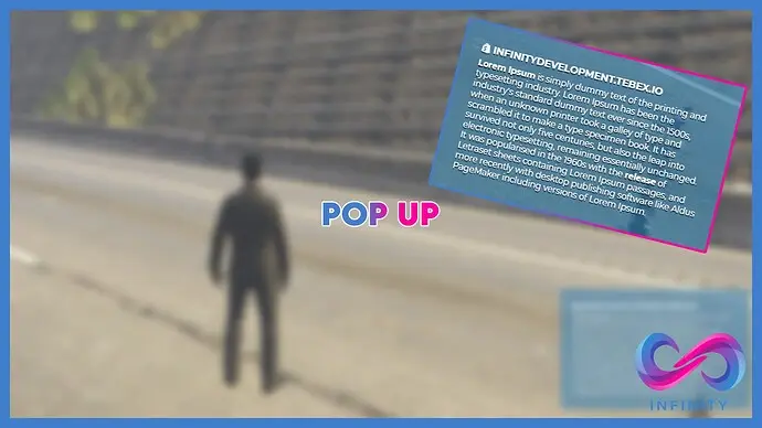 Preview of 💡 Infinity Pop Up Notification [STANDALONE] [FREE]
