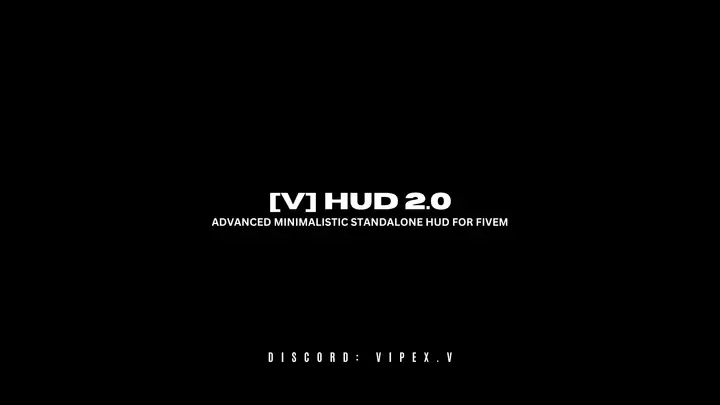 Preview of [FREE] [STANDALONE] | vHud | Advanced Minimalistic HUD