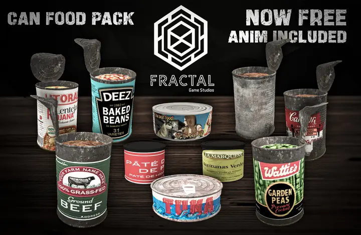 Preview of [FREE] FRACTAL Can Food Pack