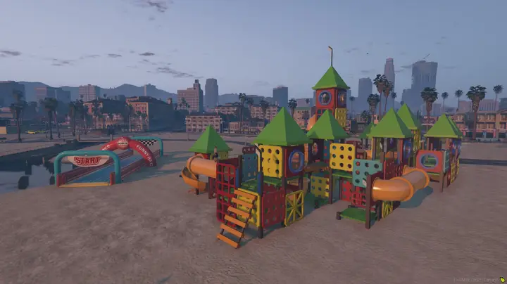 Preview of [MLO] Beach Game V2 ( Plastic Beach Castle )
