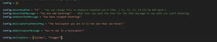 Preview of D_Hover / Helicopter Hover Script
