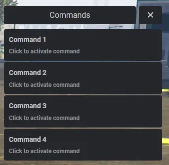 Preview of [ESX] [FREE] Use Commands with menu