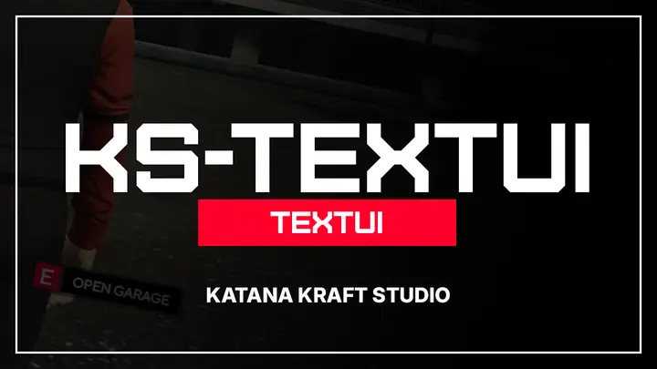 Preview of [FREE] KS-TextUi Easy & Free TextUI for FiveM