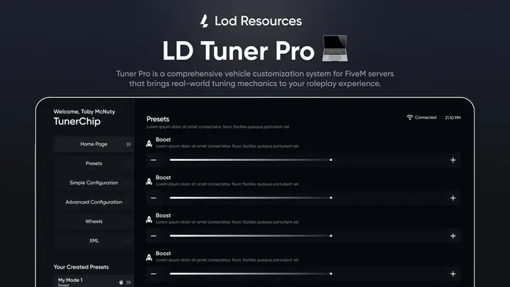 Preview of LD Tuner Pro | Handling, Modes, Performance Testing Tool 🚗