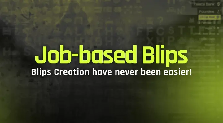 Preview of [FREE] Job-Based Blips Creator [ESX] [QBCore]