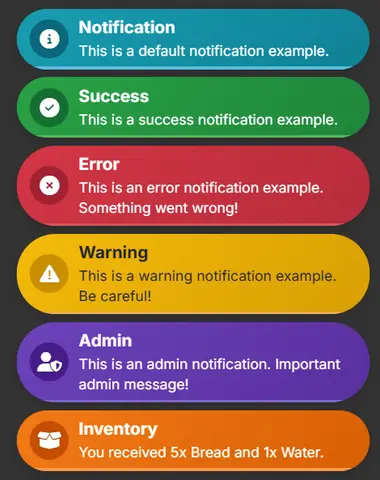 Preview of [FREE] 3xpl0its Notify - Modern & Configurable Notification