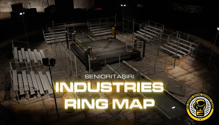 Preview of Boxing - Industries Grunge Fight Ring Map