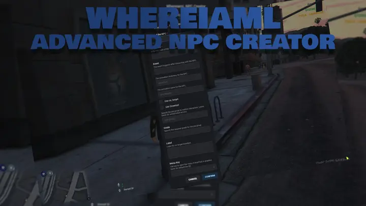 Preview of WhereiamL Advanced NPC Creator