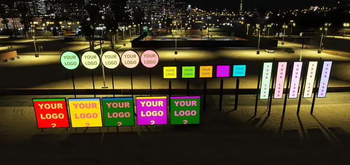 Preview of [ PROPS ] Custom city signs