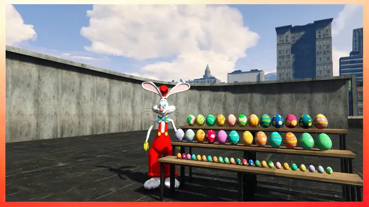 Preview of Easter Eggs + Bunny Roger
