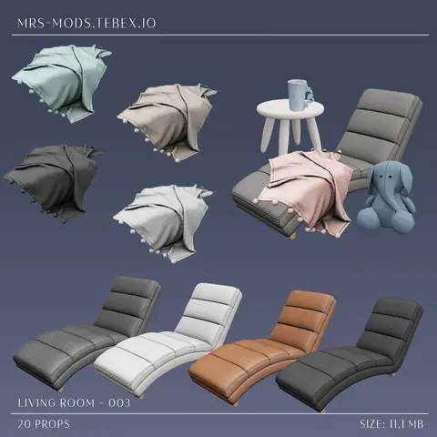 Preview of [FREE] Living room - 003 (Props for Housing Script)