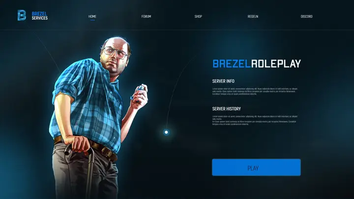 Preview of Website for your Roleplay Server
