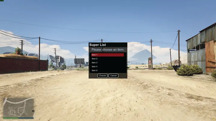 Preview of SampDialogs - SAMP-styled dialogs for FiveM