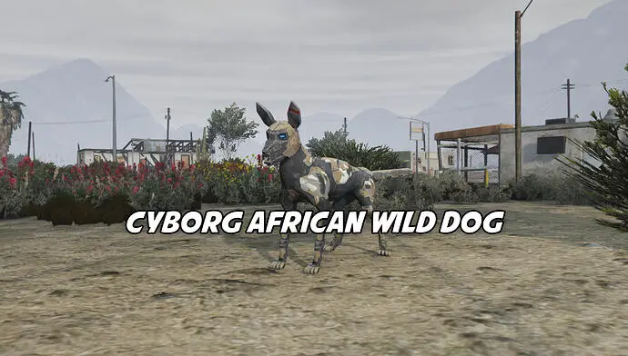 Preview of Cyborg African Wild Dog - Addon Dog Ped