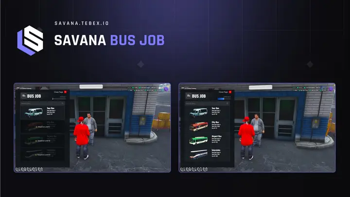 Preview of [SAVANA] Bus Job [QB/ESX/QBOX]