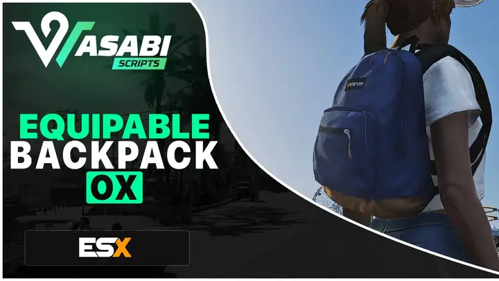 Preview of [FREE] Wasabi's Backpack [Ox Inventory]