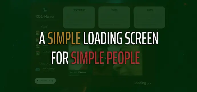 Preview of [FREE] Loading Screen for Simple People