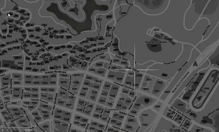Preview of [FREE] [MAP] Dark Postal Code Map (High Resolution)
