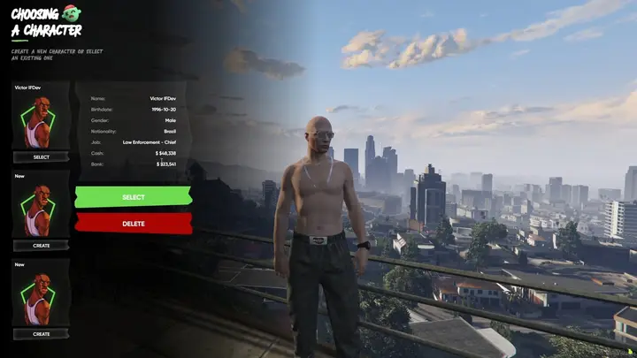 Preview of [ESX & QB] IF Multicharacter & Character Selection