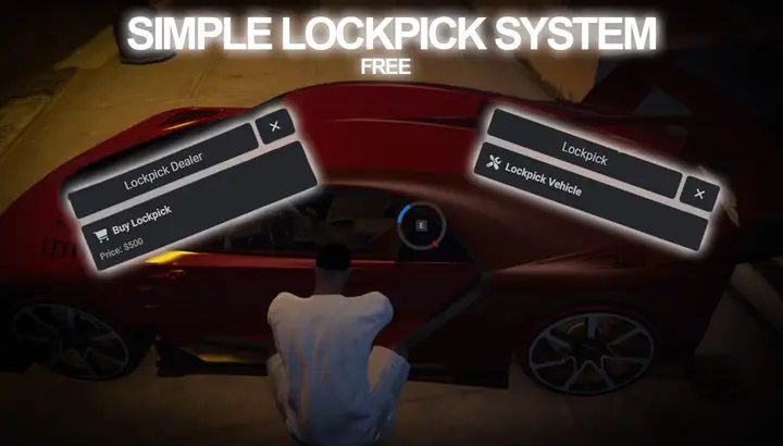 Preview of [FREE] X Lockpick System [ESX & QB] & [OX_LIB]