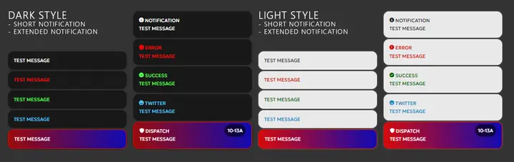 Preview of [FREE][ESX, QBCORE, STANDALONE] sfnotify - free simple notification system